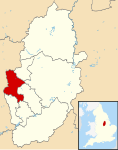 Ashfield UK locator map